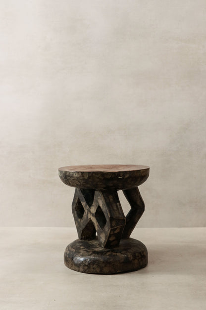 Vintage Tonga Stool - Copper Top - 25.2