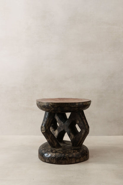 Vintage Tonga Stool - Copper Top - 25.2