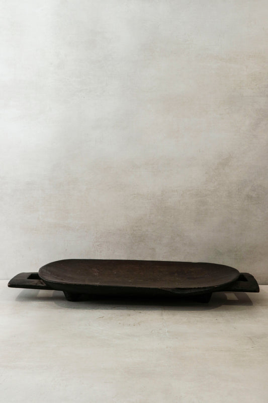 Vintage Zulu Food Platter - Hand carved 57.1