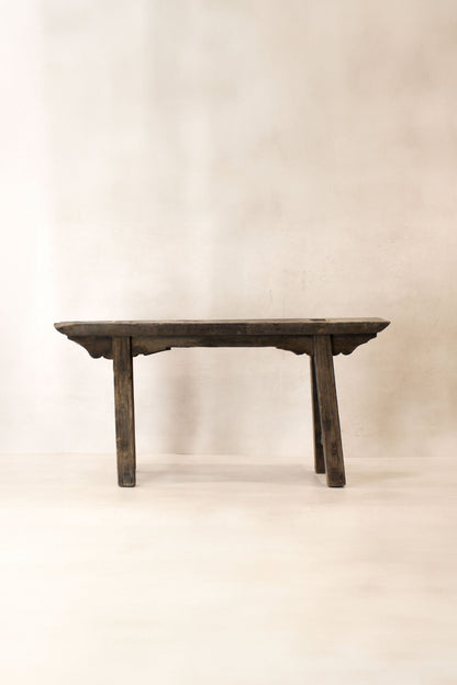 Antique Rustic Elm Bench 06