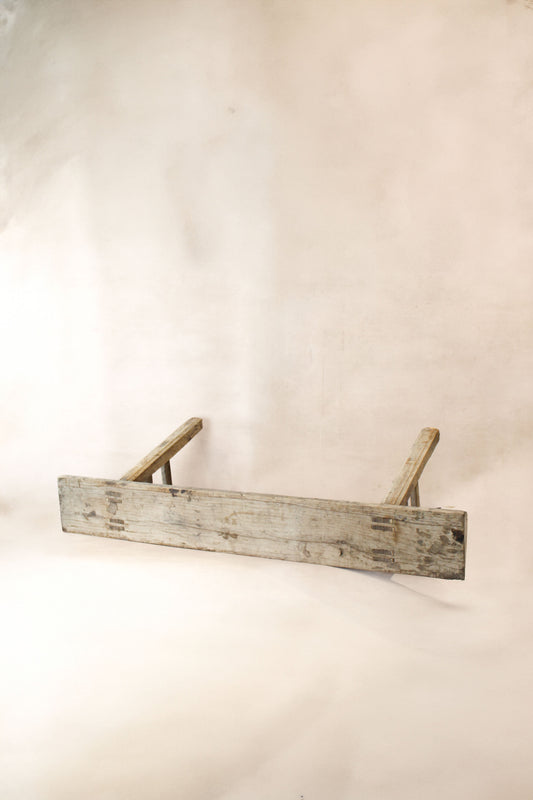 Antique Rustic Elm Skinny Bench 07