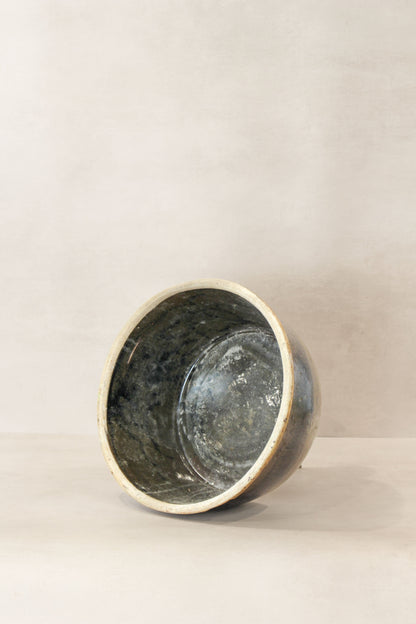Wabi Sabi Antique Dark Glazed Terracotta Bowl - ODB 03
