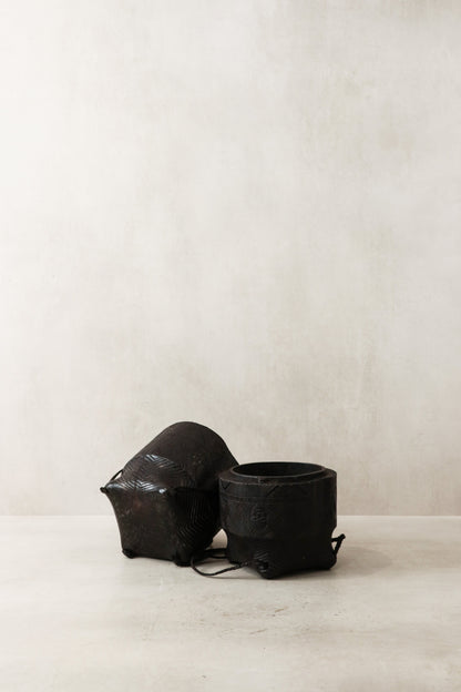 Kuba Carved Cylindric Box - 53.2