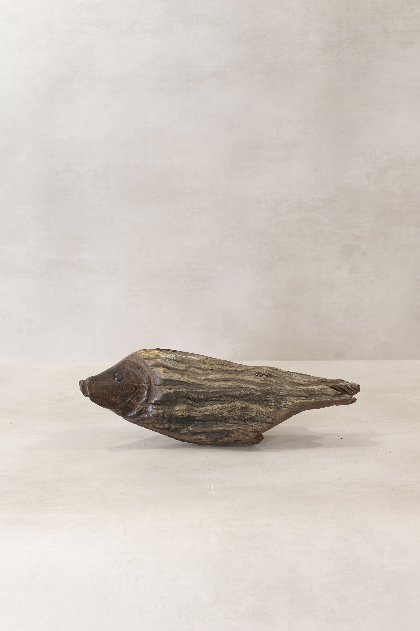 Driftwood Hand Carved Fish - (13.2)