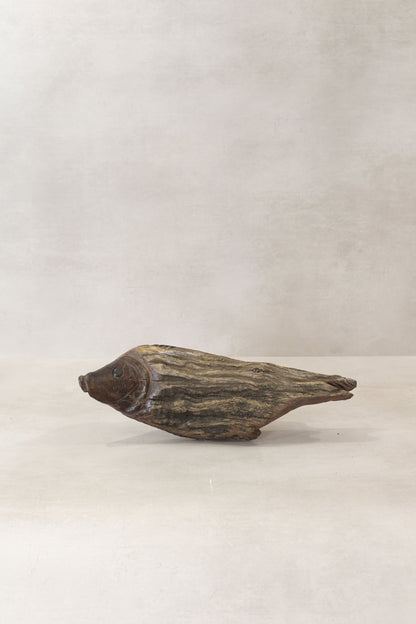 Driftwood Hand Carved Fish - (13.2)