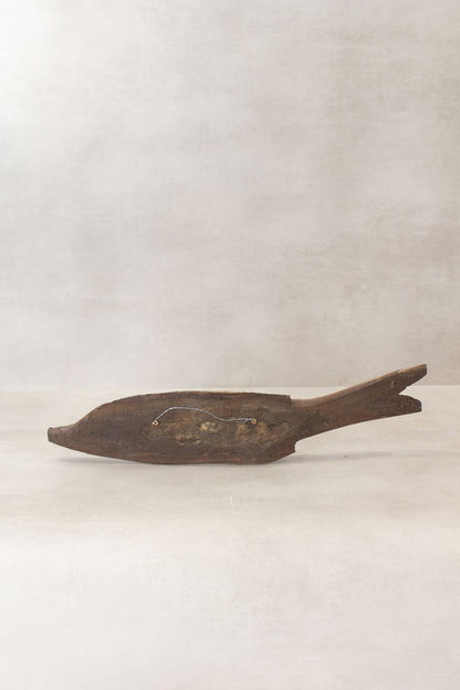 Driftwood Hand Carved Fish - (13.3)