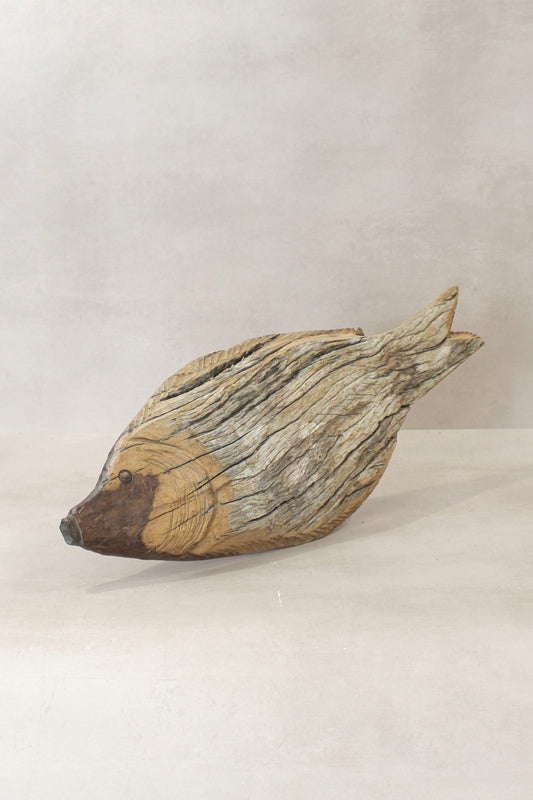 Driftwood Hand Carved Fish - (15.2)