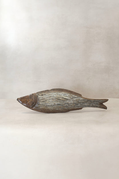 Driftwood Hand Carved Fish - (15.3)