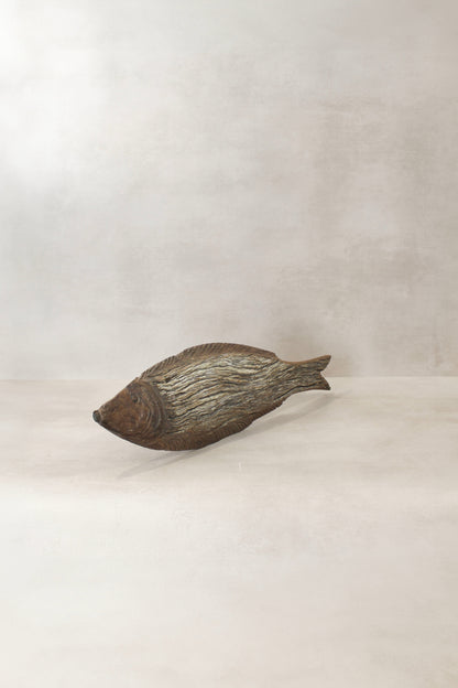 Driftwood Hand Carved Fish - (15.3)