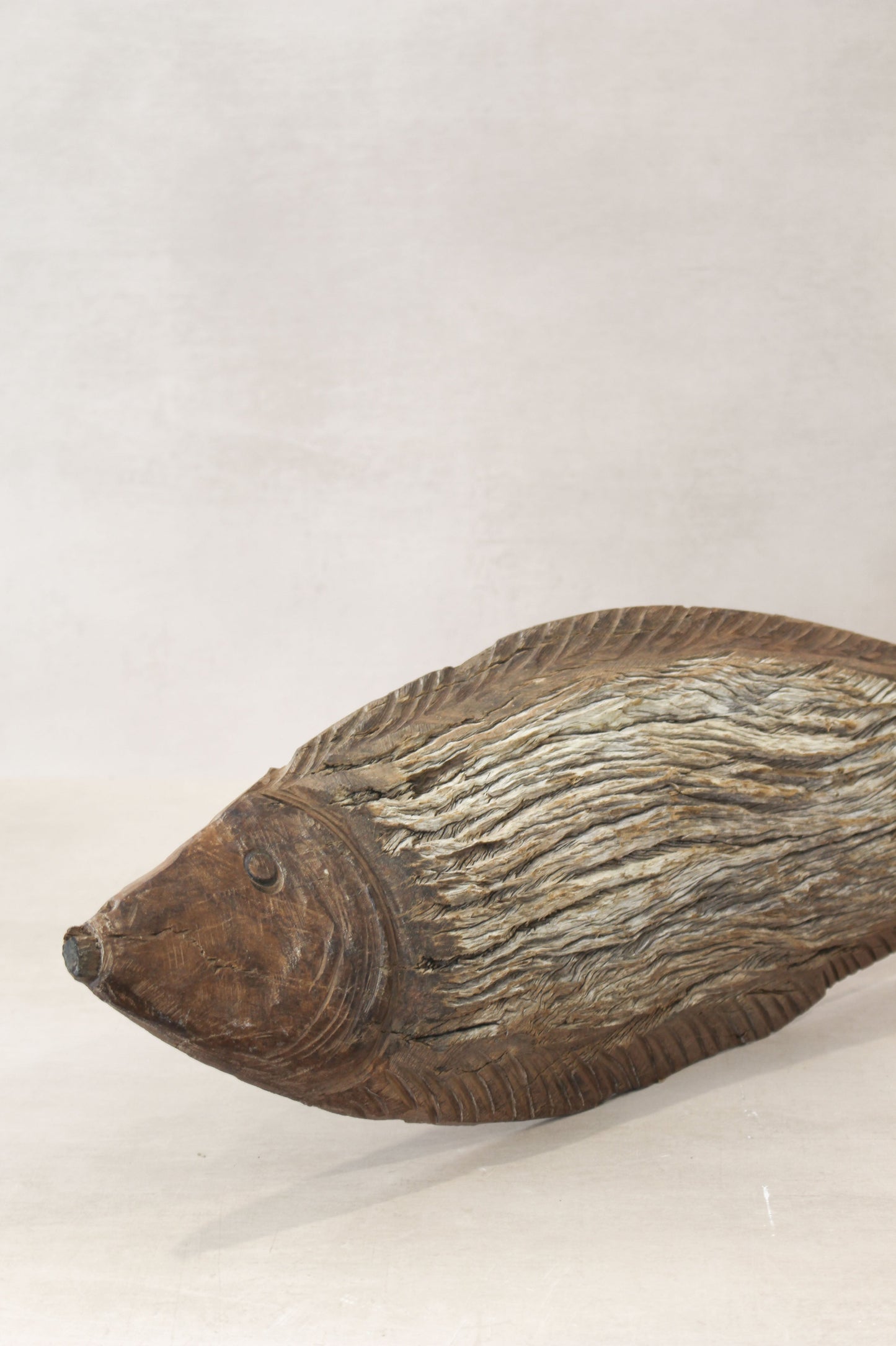 Driftwood Hand Carved Fish - (15.3)