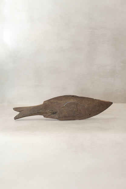 Driftwood Hand Carved Fish - (15.3)