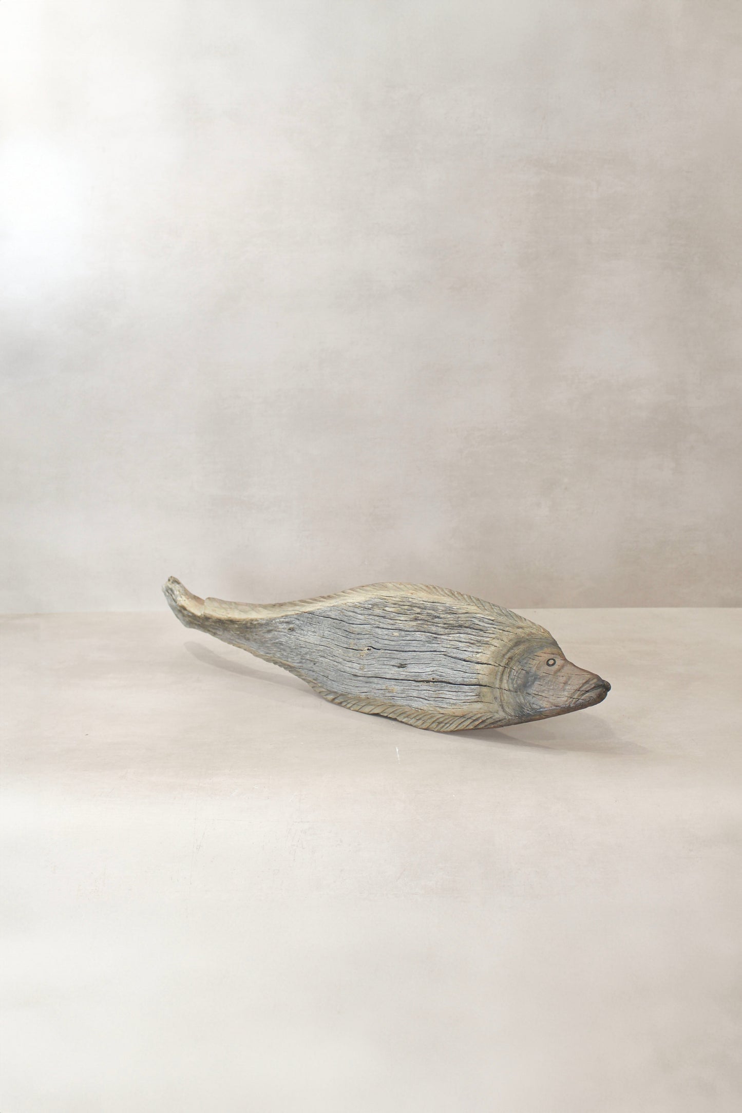 Driftwood Hand Carved Fish - (15.4)