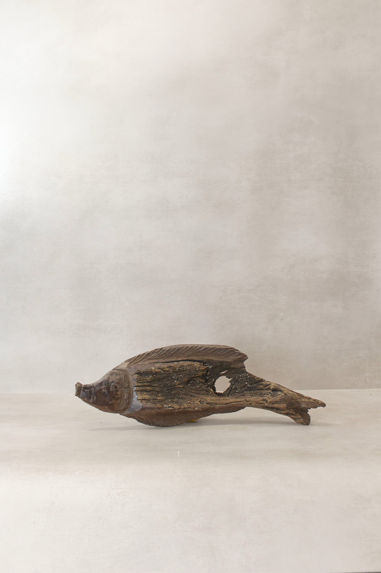 Driftwood Hand Carved Fish - (14.3)
