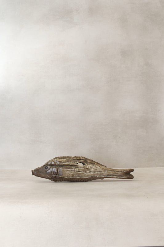 Driftwood Hand Carved Fish - (14.4)