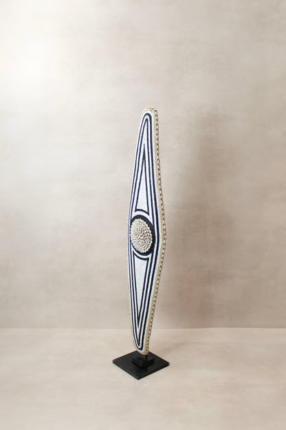 Cameroon Beaded Shield - Large Oblong -  BC01