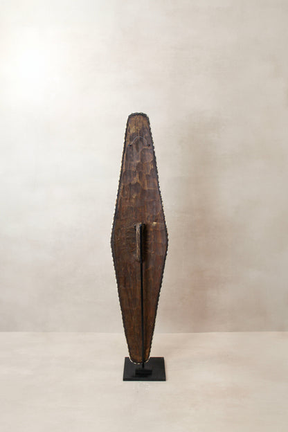 Cameroon Beaded Shield - Large Oblong -  BC01