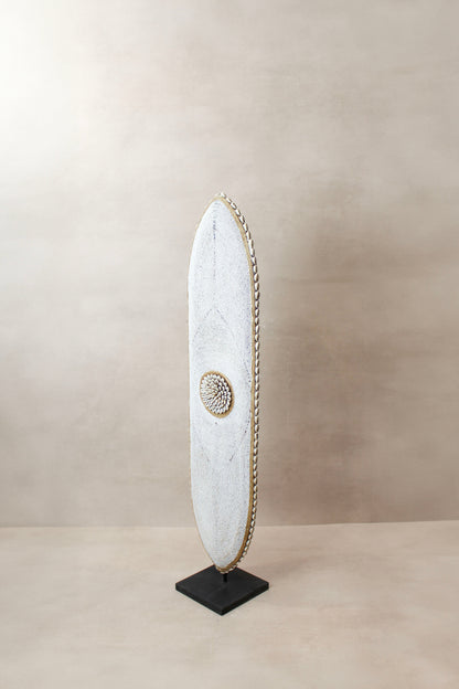 Cameroon Beaded Shield - Large Oblong -  BC02