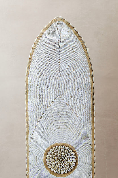 Cameroon Beaded Shield - Large Oblong -  BC02