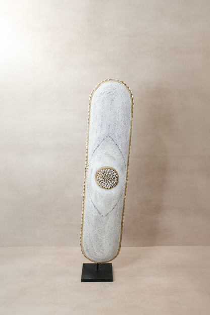 Cameroon Beaded Shield - Large Oblong -  BC03