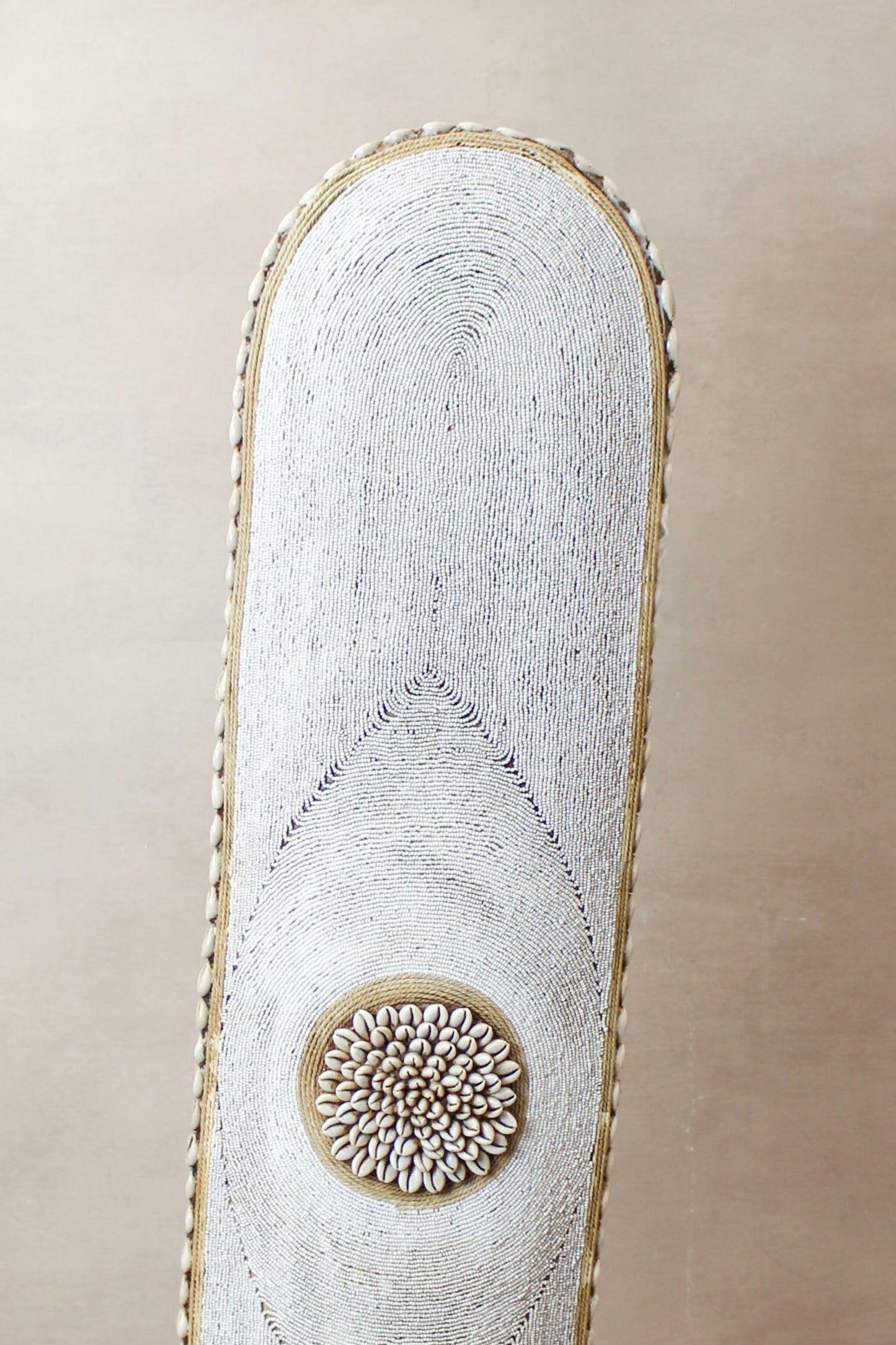 Cameroon Beaded Shield - Large Oblong -  BC03