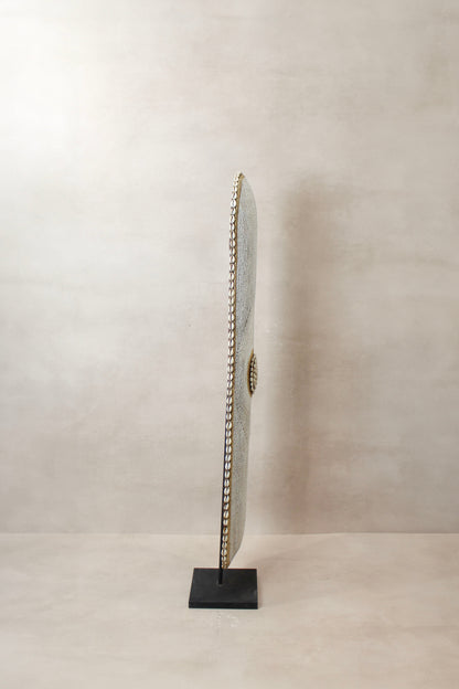 Cameroon Beaded Shield - Large Oblong -  BC03