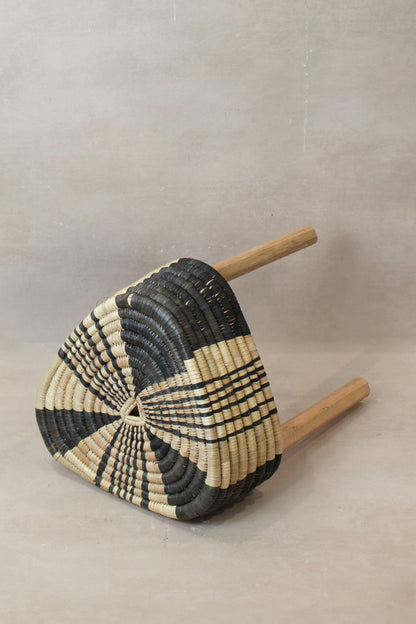 Woven Stool Black WS1