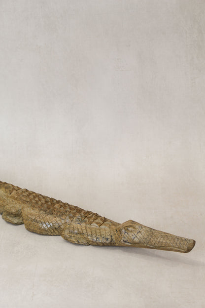 Zimbabwe Crocodile sculpture 56.1