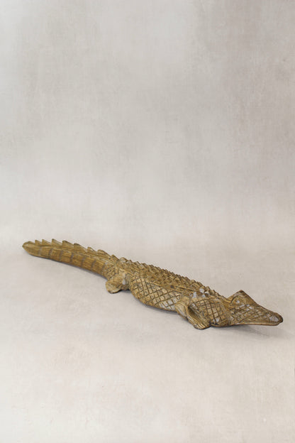 Zimbabwe Crocodile sculpture 56.1