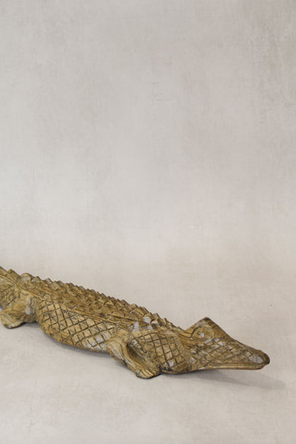 Zimbabwe Crocodile sculpture 56.2