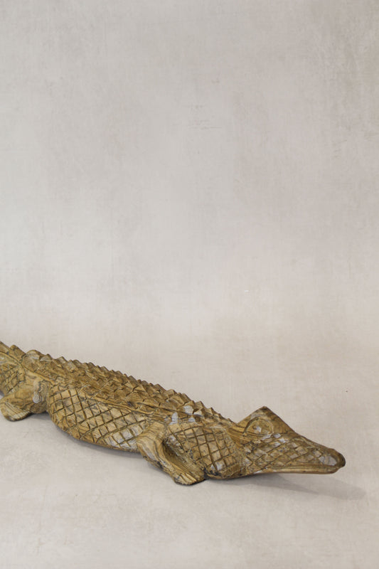 Zimbabwe Crocodile sculpture 56.2