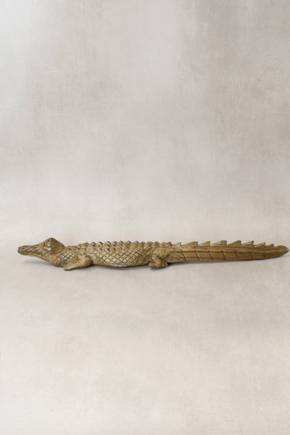 Zimbabwe Crocodile sculpture 56.2