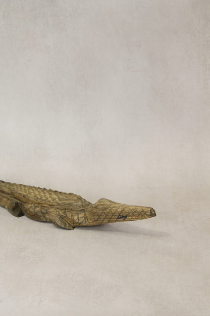 Zimbabwe Crocodile sculpture 56.4