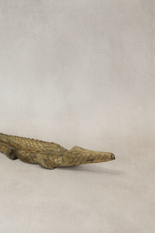 Zimbabwe Crocodile sculpture 56.4