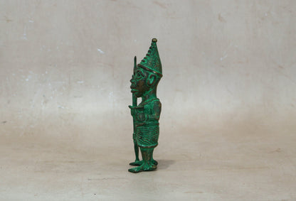Benin Bronze Warrior 9.3