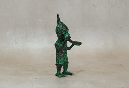 Benin Bronze Warrior 9.4