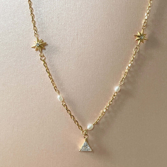 Taliah Luxe 18k Gold Plated Necklace