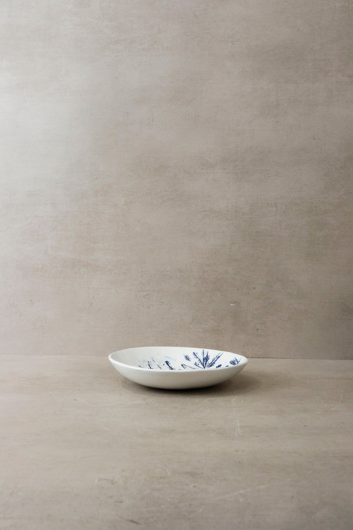 Cobalt Blue Fynbos Ceramic Plate - n°6