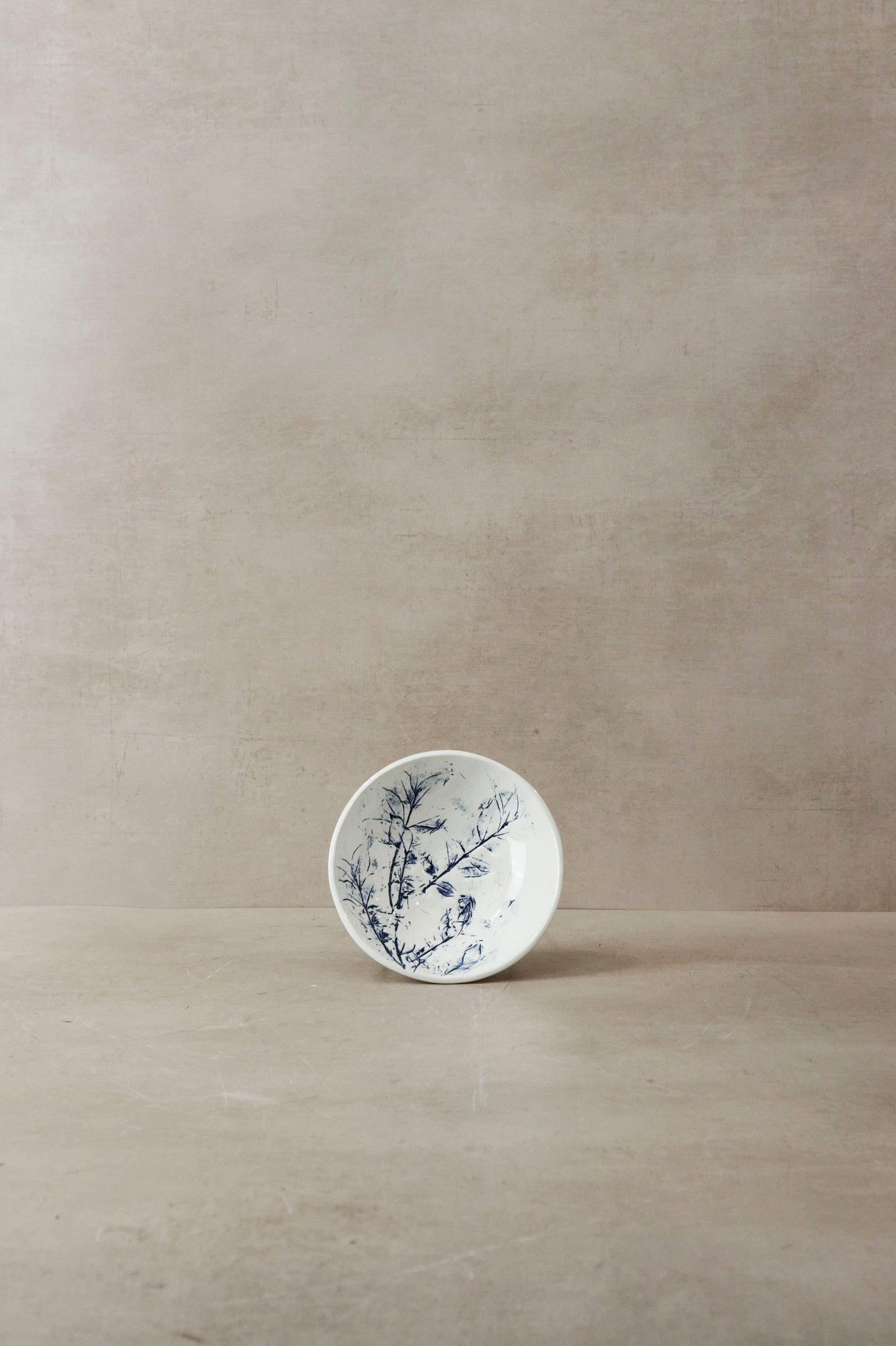 Cobalt Blue Fynbos Ceramic Plate - n°10