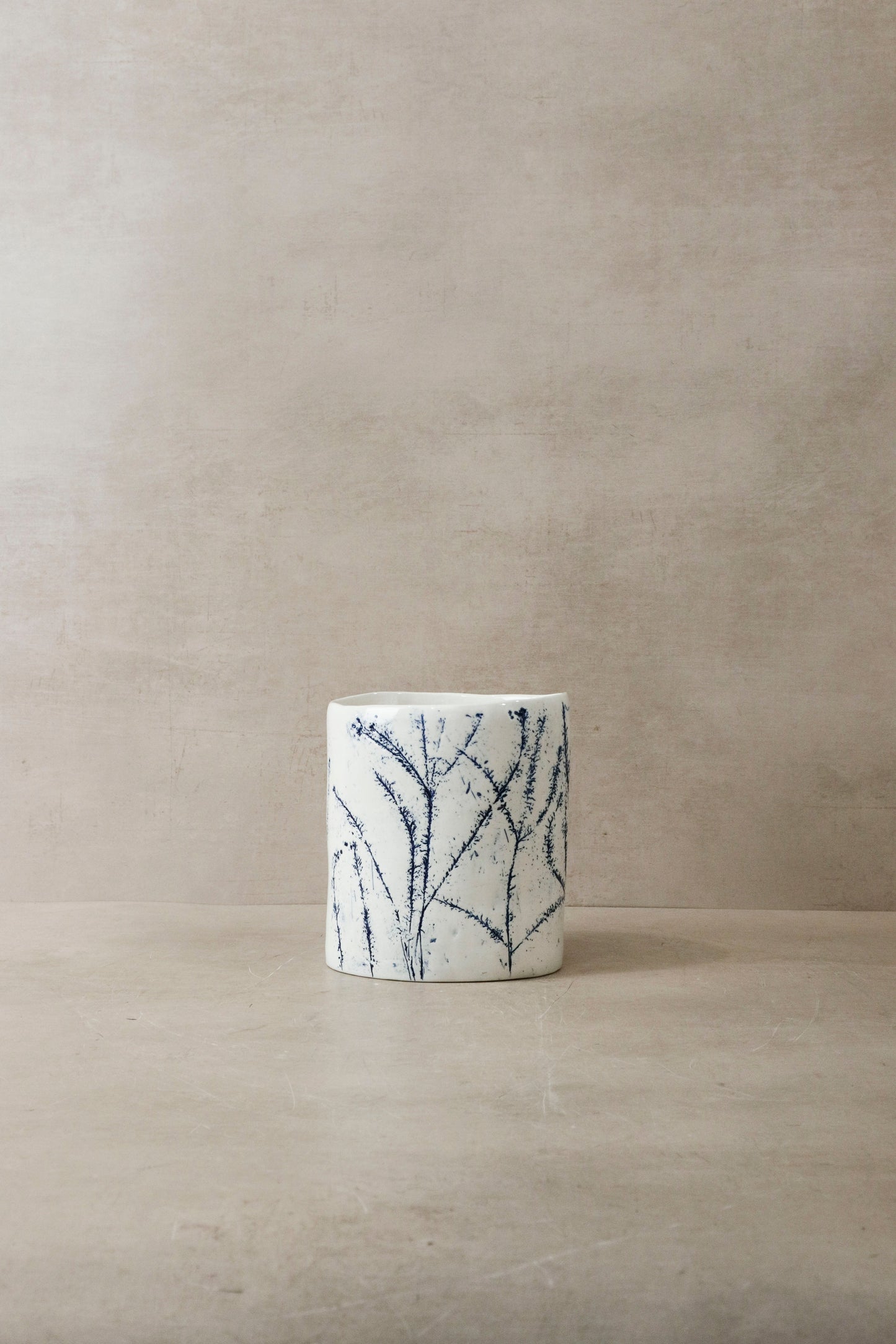 Cobalt Blue Fynbos Vase - n° 16