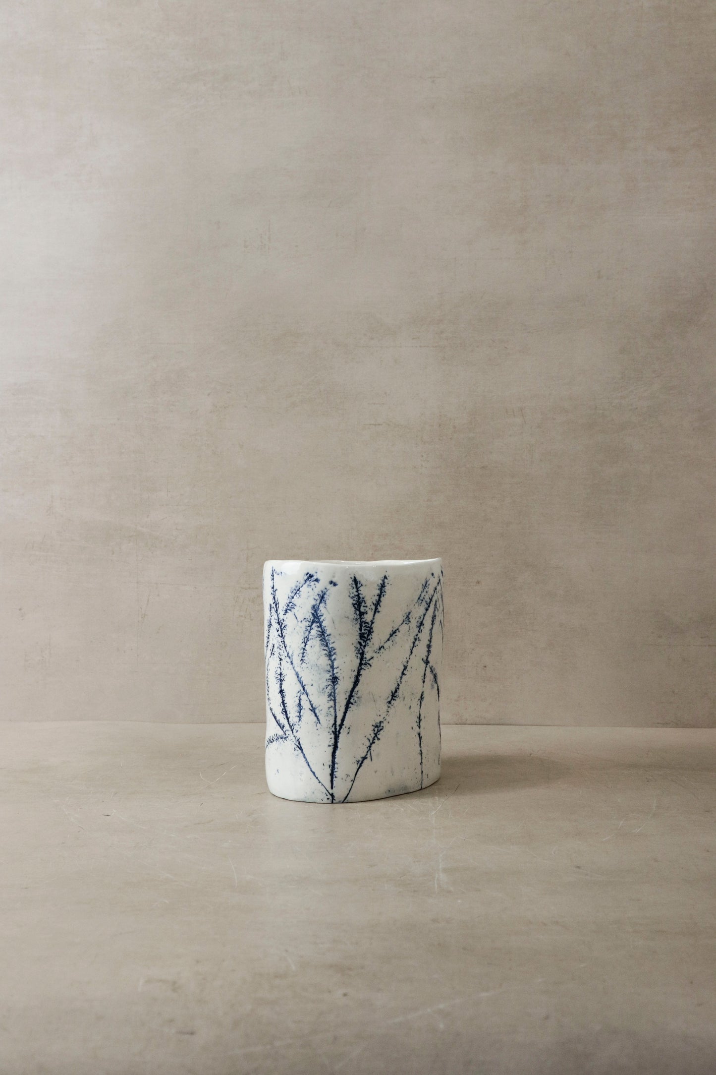 Cobalt Blue Fynbos Vase - n° 16