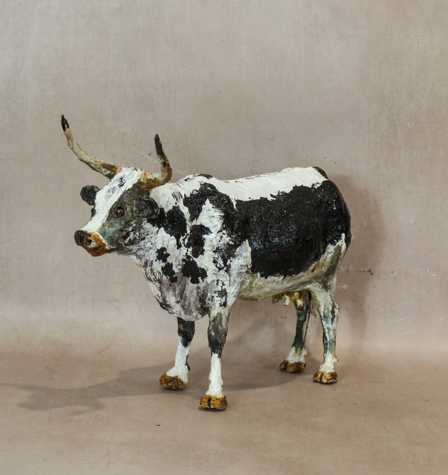 Paper Mache Nguni Cow - 185.3