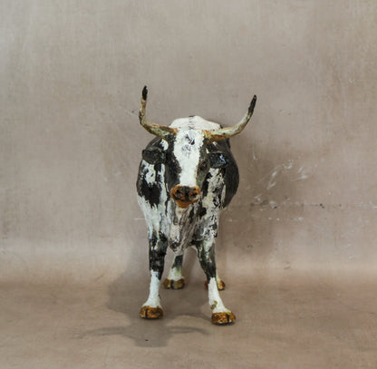 Paper Mache Nguni Cow - 185.3