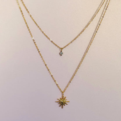 Angelique Luxe 18k Gold Plated Necklace
