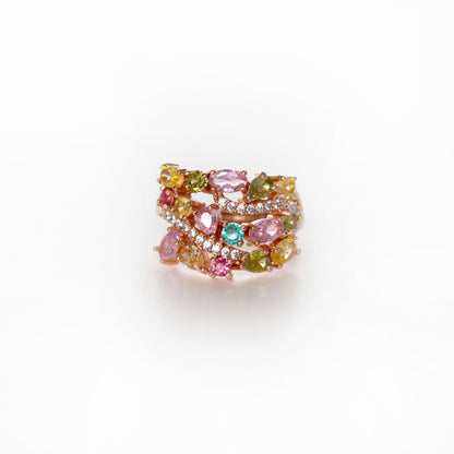 Catriona Multi Jewel Statement Ring
