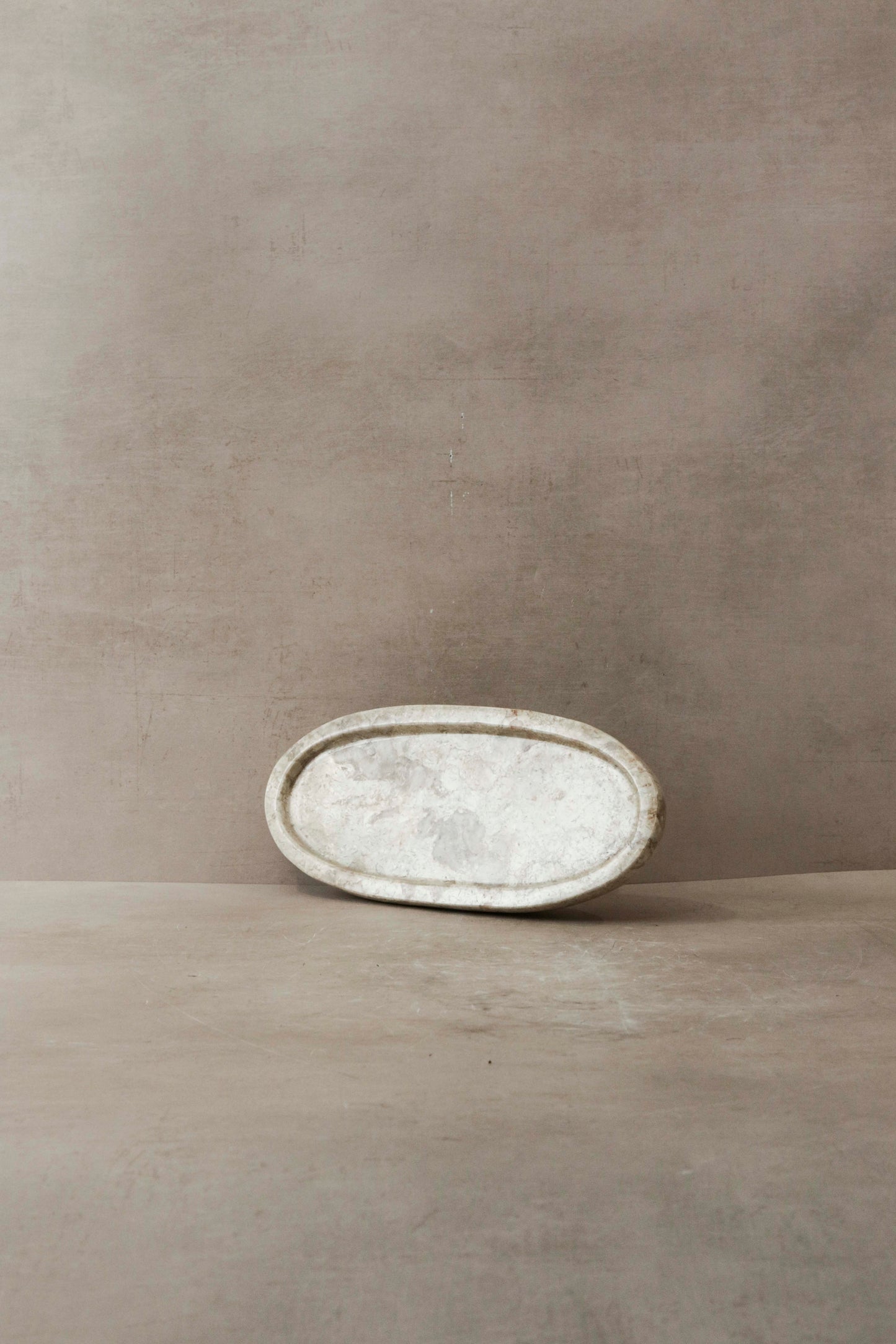 Handmade Marble Oval Dish No 1