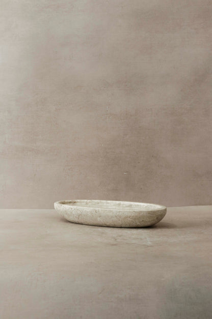 Handmade Marble Oval Dish No 2