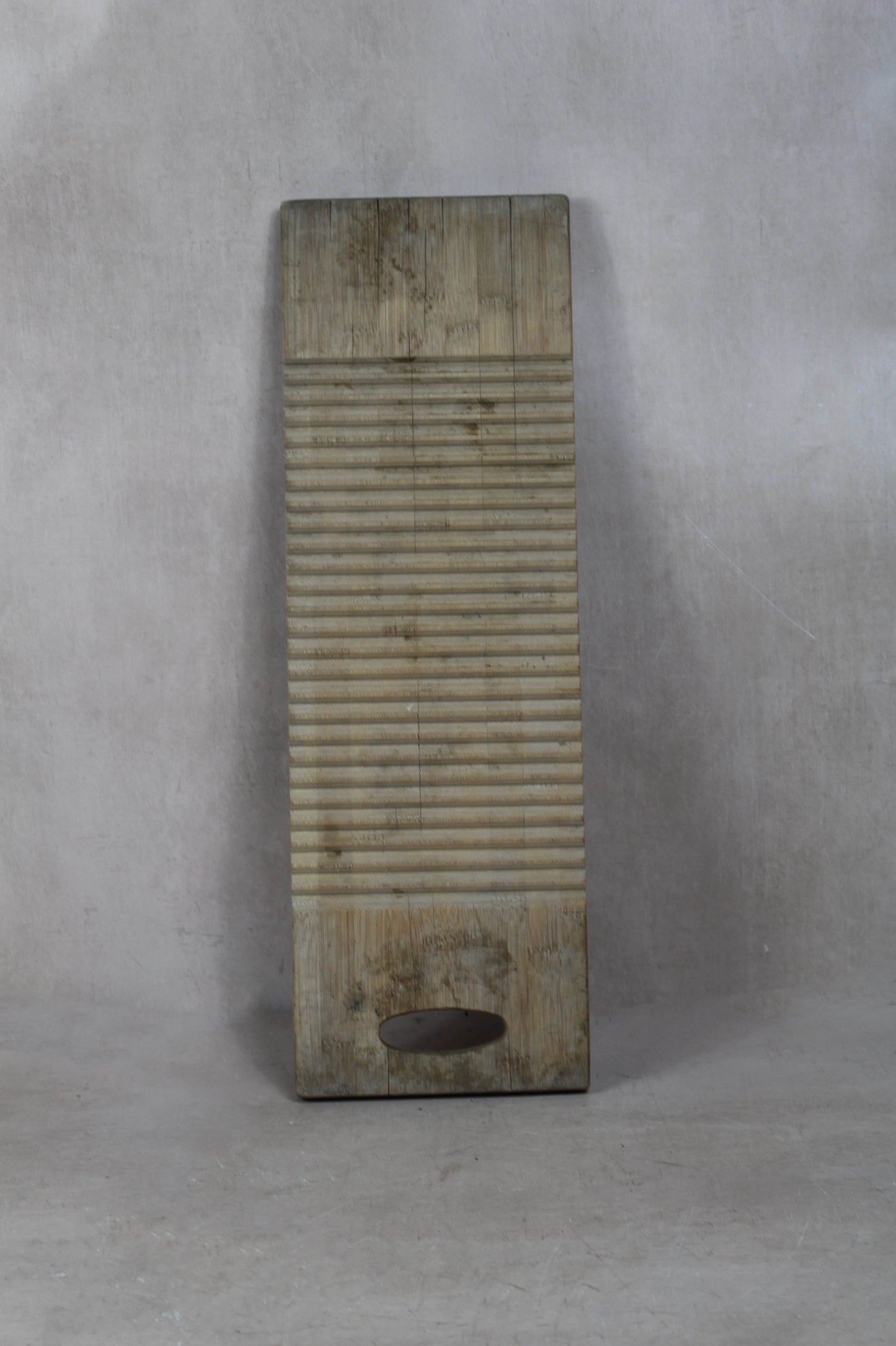 Vintage Elm Wooden Washboard - 28