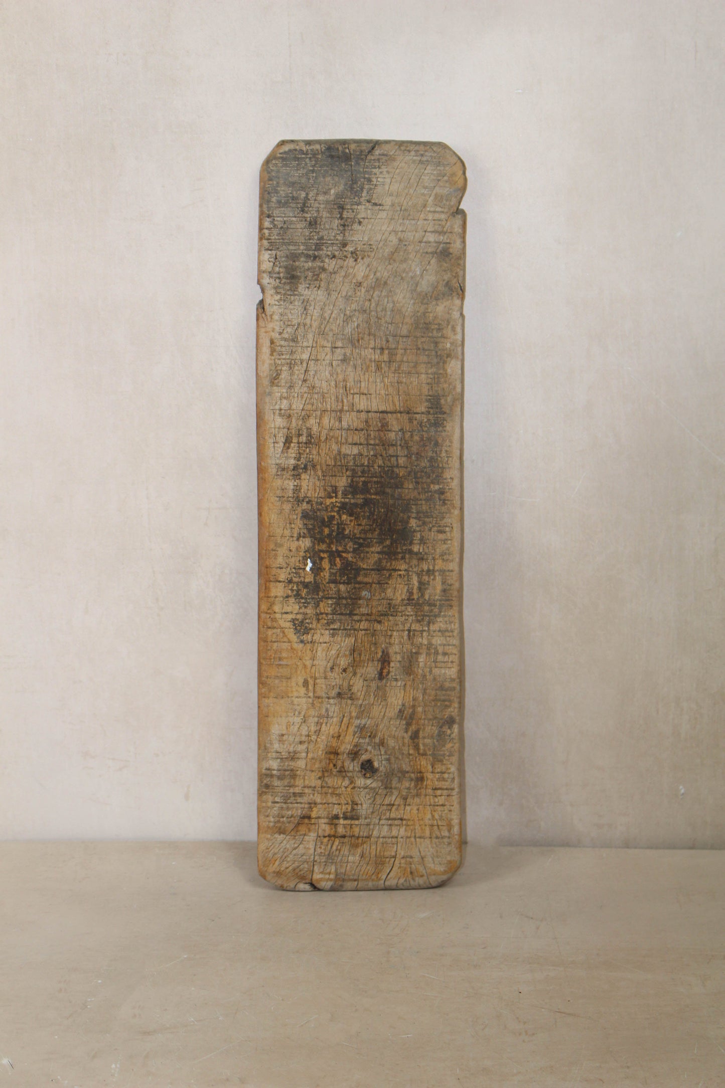 Vintage Elm Wooden Washboard - 29