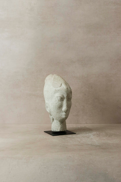 Stone head sculpture by Rizimu Chiwawa, Zimbabwe - 31.07