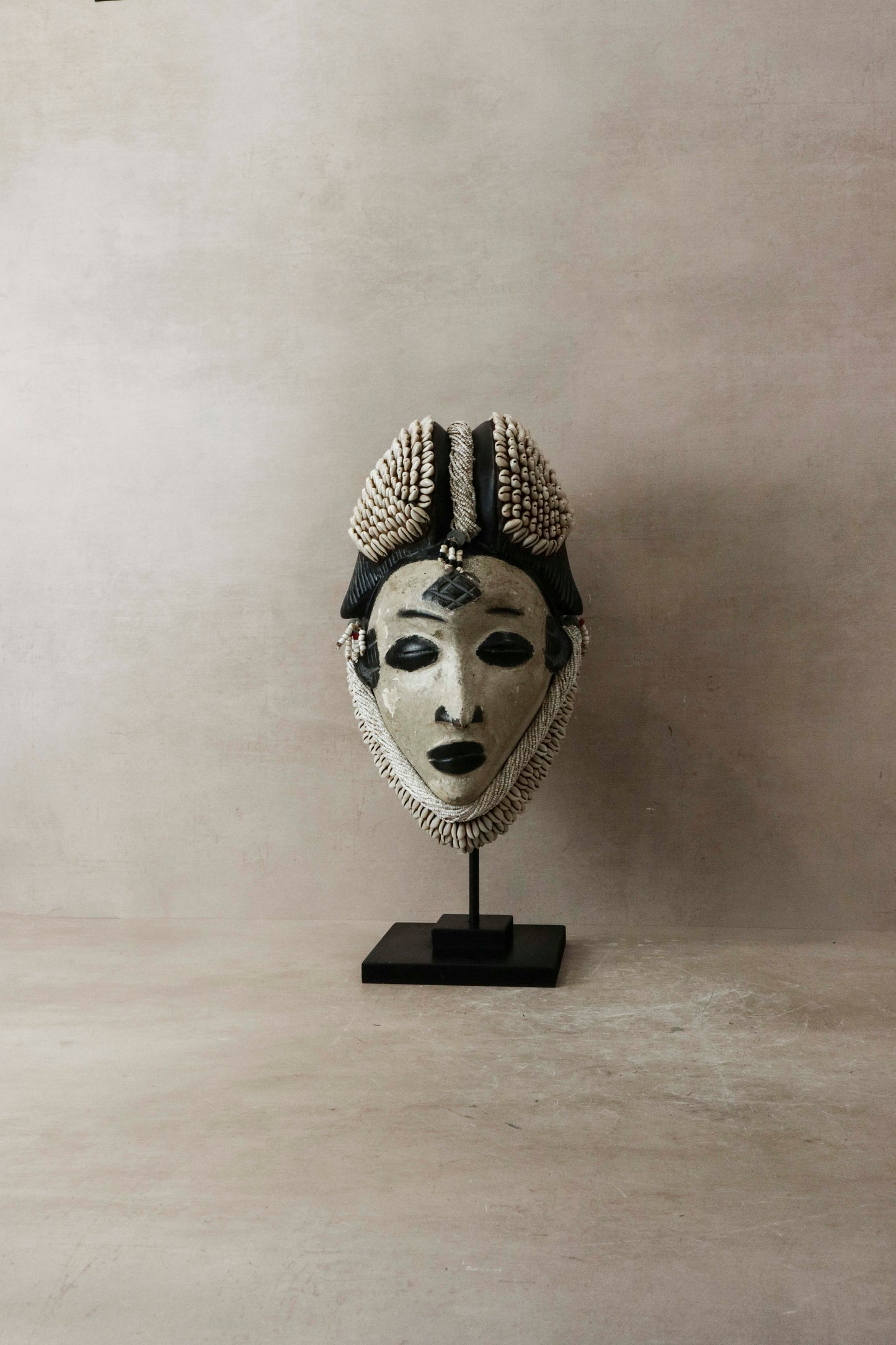 Beaded Punu Mask, Gabon - 6.2